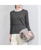【ユナイテッドアローズ/UNITED ARROWS】のリブ バイカラー パイピング カットソー 人気、トレンドファッション・服の通販 founy(ファニー) ファッション Fashion レディースファッション Fashion for Women トップス・カットソー Cut & Sew Tops カットソー・ベーシックTシャツ Cut-and-Sewn Tops / Stretch Tees & Basics おすすめ Recommended / Our Picks インナー Innerwear カットソー Cut and Sewn Top コンパクト Compact, Small Size シルク Silk, 100% Silk ジャケット Jacket, Outerwear パイピング Piping, Trim Design ベーシック Basic, Essential ボトム Bottoms, Lower Wear エレガント 上品 Elegant 人気 Popular, Best Seller 長袖 Long Sleeve, Full Sleeve thumbnail DK.GRAY|ID: prp329100004524474 ipo3291000000033223893