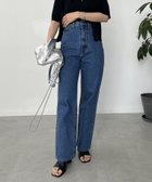 【カプリシューレマージュ/CAPRICIEUX LEMAGE】の【新色追加/ライトブルー】13ozハイウエストストレートデニム 人気、トレンドファッション・服の通販 founy(ファニー) ファッション Fashion レディースファッション WOMEN シャーリング Shirring ストレート Straight セットアップ Set Up タンク Tank デニム Denim thumbnail ブルー|ID: prp329100004524483 ipo3291000000032003435