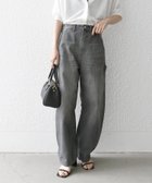 【シップス フォー ウィメン/SHIPS】のSHIPS any コクーンペインター デニムパンツ SHIPS any DENIM ブラック|ID: prp329100004524488 ipo3291000000032003452