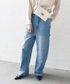 【シップス フォー ウィメン/SHIPS】のSHIPS any コクーンペインター デニムパンツ SHIPS any DENIM ライトブルー|ID: prp329100004524488 ipo3291000000032003454