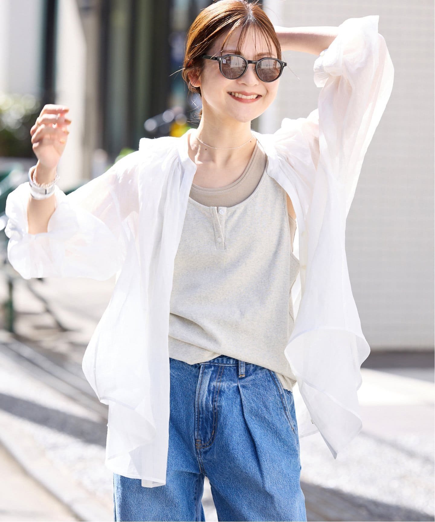 【スローブ イエナ/SLOBE IENA】のラミースキッパーシャツ 人気、トレンドファッション・服の通販 founy(ファニー) 　ファッション　Fashion　レディースファッション　WOMEN　トップス・カットソー　Tops/Tshirt　シャツ/ブラウス　Shirts/Blouses　2025年　2025　2025春夏・S/S　Ss,Spring/Summer,2025　ギャザー　Gather　シアー　Sheer　スキッパー　Skipper　リネン　Linen　夏　Summer　 other-1|ID: prp329100004524496 ipo3291000000032003470