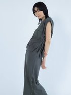 【ラシュッド/LASUD】のVネックベストレイヤードワンピース チャコールグレー|ID: prp329100004524497 ipo3291000000032003481