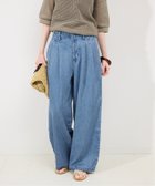 【スローブ イエナ/SLOBE IENA】の《追加3 》LEDENIM TUCK TROUSER ブルー A|ID: prp329100004524502 ipo3291000000032003491