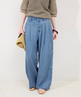 【スローブ イエナ/SLOBE IENA】の《WEB限定/追加4 》LEDENIM TUCK TROUSER 人気、トレンドファッション・服の通販 founy(ファニー) ファッション Fashion レディースファッション WOMEN 2025年 2025 |ID:prp329100004524508