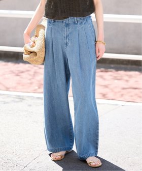 【スローブ イエナ/SLOBE IENA】の《WEB限定/追加4》LEDENIM TUCK TROUSER 人気、トレンドファッション・服の通販 founy(ファニー) ファッション Fashion レディースファッション Fashion for Women 2025年 2025 2025-2026秋冬・A/W Autumn/Winter 2025–26 AW25–26 |ID:prp329100004524508
