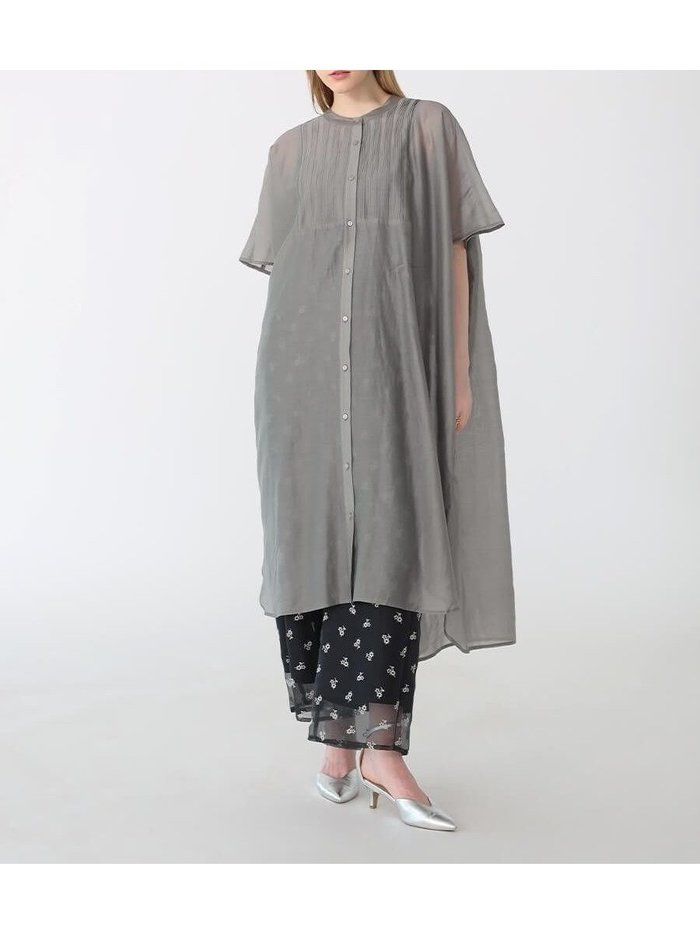 【ラシュッド/LASUD】のピンタックシアーシャツワンピース インテリア・キッズ・メンズ・レディースファッション・服の通販 founy(ファニー) https://founy.com/ ファッション Fashion レディースファッション WOMEN ワンピース Dress シャツワンピース Shirt Dresses なめらか Smooth コラボ Collaboration ダブル Double フロント Front ヘムライン Hemline エレガント 上品 Elegant |ID: prp329100004524534 ipo3291000000032298962