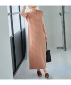 【スタイルデリ/STYLE DELI】のショルダーカバーIラインニットドレス アプリコットピンク|ID: prp329100004524560 ipo3291000000032708891