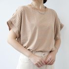 【メゾンドラティール/maison de LATIR】のタックスリーブ半袖カットソー bブラウン|ID: prp329100004524562 ipo3291000000033544160