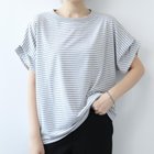 【メゾンドラティール/maison de LATIR】のタックスリーブ半袖カットソー bグレー|ID: prp329100004524562 ipo3291000000033544161