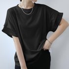 【メゾンドラティール/maison de LATIR】のタックスリーブ半袖カットソー mブラック|ID: prp329100004524562 ipo3291000000033544164