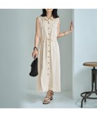 【スタイルデリ/STYLE DELI】の【LUXE】ノースリドロストシャツワンピース クリーム|ID: prp329100004524564 ipo3291000000032056711