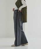 【コーエン/COEN】の【スタイルアップ叶う】サイドラインカットオフバギーデニムパンツ DK.GRAY|ID: prp329100004524577 ipo3291000000032003763