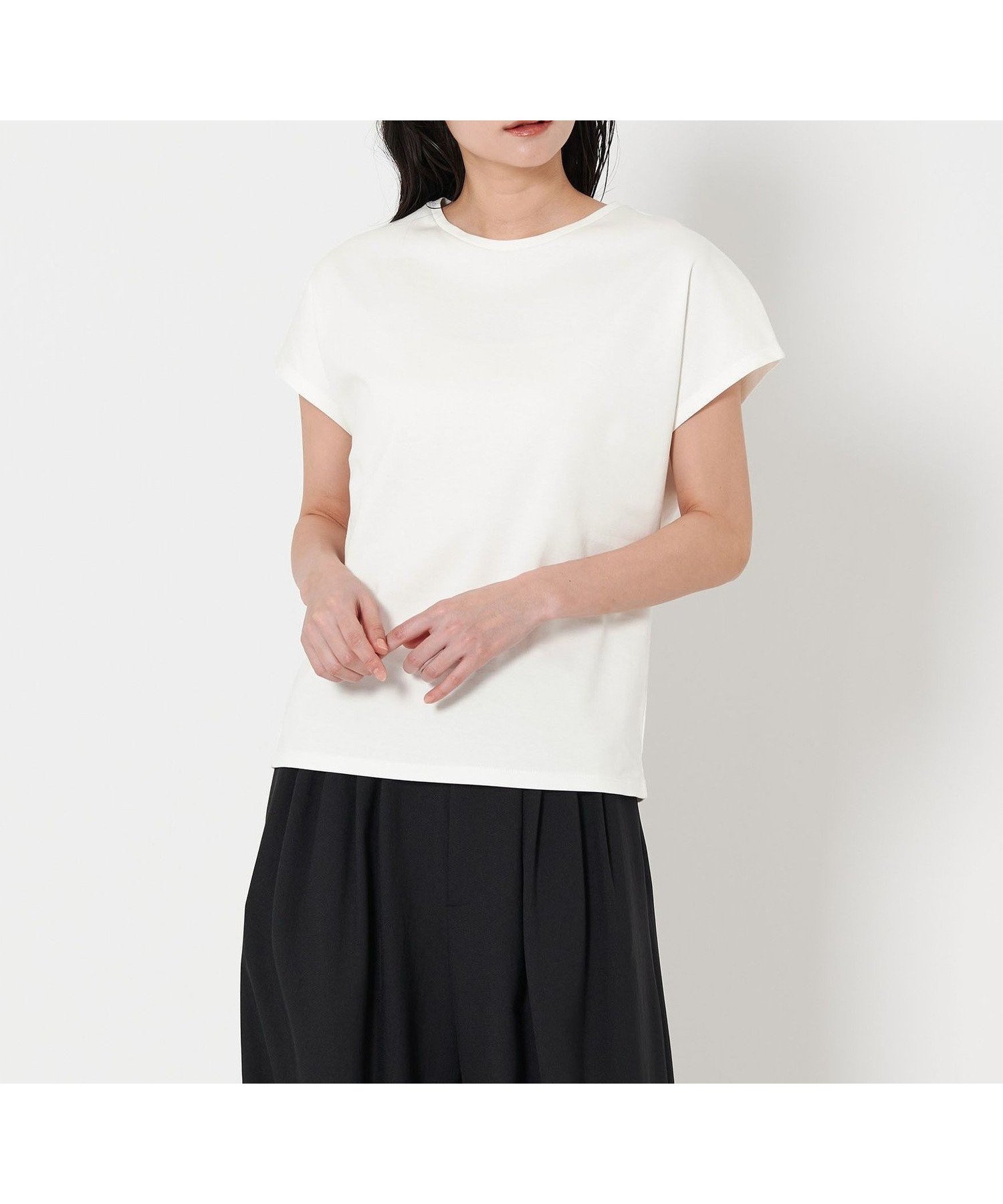 【ユナイテッドアローズ/UNITED ARROWS】のMARW UNITED ARROWS ベーシック クルーネック Tシャツ -汗ジミ防止- インテリア・キッズ・メンズ・レディースファッション・服の通販 founy(ファニー) 　ファッション　Fashion　レディースファッション　Fashion for Women　トップス・カットソー　Cut & Sew Tops　シャツ・ブラウス・オフィスカジュアル　Elegant Blouses & Button-Ups　ロングTシャツ・Tシャツ　Longline T-Shirts & Tees　シンプル　Simple, Minimal　定番　Standard, Basic Item　人気　Popular, Best Seller　ベーシック　Basic, Essential　ポケット　Pocket, Pocket Detail　ビジネス 仕事 通勤　Business / Work / Commuting　WHITE|ID: prp329100004524582 ipo3291000000033305691