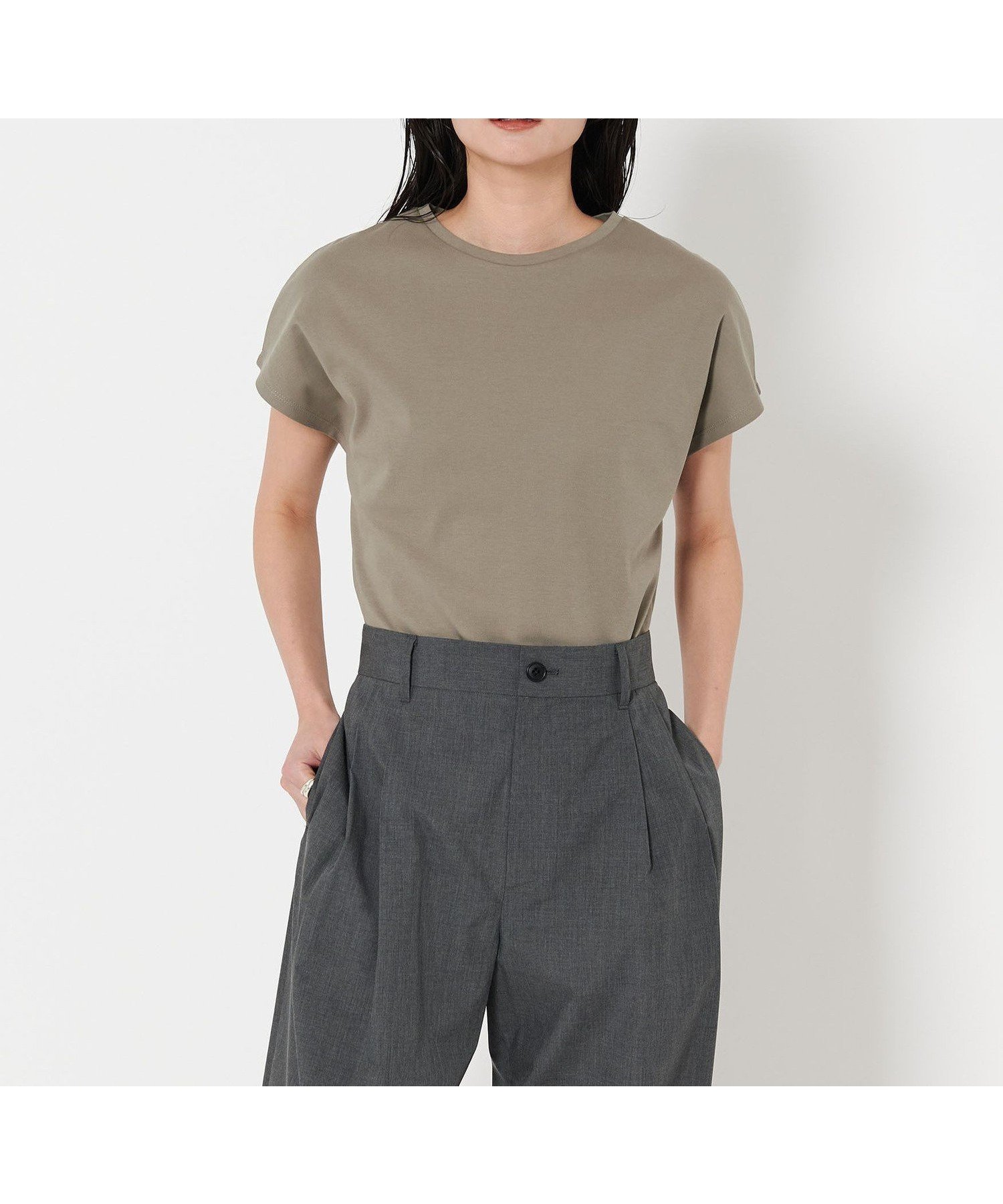 【ユナイテッドアローズ/UNITED ARROWS】のMARW UNITED ARROWS ベーシック クルーネック Tシャツ -汗ジミ防止- インテリア・キッズ・メンズ・レディースファッション・服の通販 founy(ファニー) 　ファッション　Fashion　レディースファッション　Fashion for Women　トップス・カットソー　Cut & Sew Tops　シャツ・ブラウス・オフィスカジュアル　Elegant Blouses & Button-Ups　ロングTシャツ・Tシャツ　Longline T-Shirts & Tees　シンプル　Simple, Minimal　定番　Standard, Basic Item　人気　Popular, Best Seller　ベーシック　Basic, Essential　ポケット　Pocket, Pocket Detail　ビジネス 仕事 通勤　Business / Work / Commuting　OLIVE|ID: prp329100004524582 ipo3291000000033305703