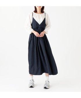 【アフタヌーンティー リビング/Afternoon Tea LIVING】のタフタVネックキャミワンピース 人気、トレンドファッション・服の通販 founy(ファニー) ファッション Fashion レディースファッション WOMEN ワンピース Dress キャミワンピース No Sleeve Dresses エレガント 上品 Elegant ギャザー Gather シンプル Simple タフタ Taffeta ロング Long |ID:prp329100004524587