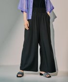 【レプシィム ローリーズファーム/LEPSIM LOWRYS FARM】のスラックスギャザーWフレアパンツ ブラック09|ID: prp329100004524595 ipo3291000000032683492