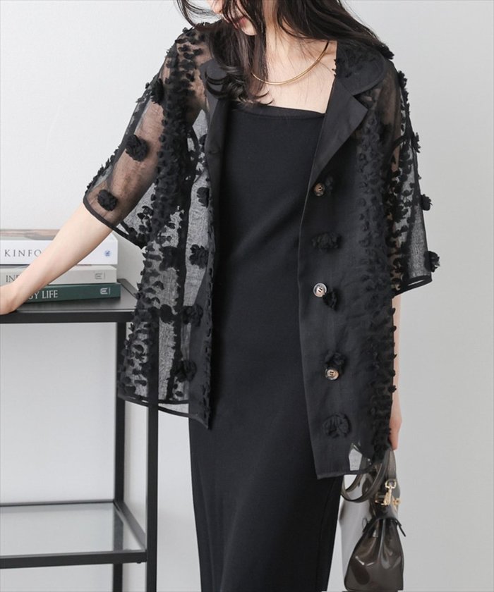 【その他のブランド/Other】のシアージャガード シャツジャケット インテリア・キッズ・メンズ・レディースファッション・服の通販 founy(ファニー) https://founy.com/ ファッション Fashion レディースファッション Fashion for Women アウター Coat / Outerwear Collection レディースジャケット・軽アウター Jackets キャミソール Camisole, Spaghetti Strap Top シアー Sheer, See-Through ジャケット Jacket, Outerwear タンク Tank Top, Sleeveless Top モチーフ Motif, Design Theme リラックス Relax, Relaxed Fit エレガント 上品 Elegant 夏 Summer 春 Spring S/S・春夏 SS, Spring/Summer, Warm Season |ID: prp329100004524609 ipo3291000000032750310