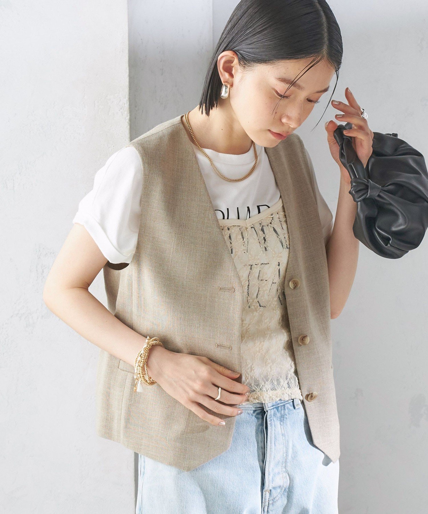 【シップス フォー ウィメン/SHIPS】の手洗い可能 Asami 麻調合繊 ショート ジレ 人気、トレンドファッション・服の通販 founy(ファニー) 　ファッション　Fashion　レディースファッション　WOMEN　アウター　Coat Outerwear　トップス・カットソー　Tops/Tshirt　ベスト/ジレ　Gilets/Vests　インナー　Inner　カットソー　Cut And Sew　キャミソール　Camisole　吸水　Water Absorption　シアー　Sheer　ショート　Short　ジャケット　Jacket　セットアップ　Set Up　タイトスカート　Tight Skirt　ボトム　Bottom　おすすめ　Recommend　夏　Summer　2025年　2025　2025春夏・S/S　Ss,Spring/Summer,2025　 other-1|ID: prp329100004524619 ipo3291000000032003935