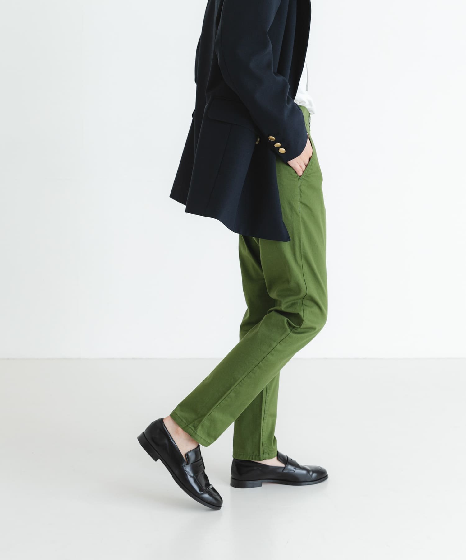 【アーバンリサーチ/URBAN RESEARCH】の『4サイズ展開』テーパードチノパンツ インテリア・キッズ・メンズ・レディースファッション・服の通販 founy(ファニー) 　ファッション　Fashion　レディースファッション　WOMEN　パンツ　Pants　おすすめ　Recommend　くるぶし　Ankle　イエロー　Yellow　ジャケット　Jacket　スタンダード　Standard　チュニック　Tunic　リラックス　Relax　人気　Popularity　日本製　Made In Japan　秋　Autumn/Fall　カーキ|ID: prp329100004524624 ipo3291000000032003965
