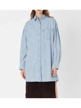 【リーバイス/Levis】のシャツワンピース 人気、トレンドファッション・服の通販 founy(ファニー) ファッション Fashion レディースファッション WOMEN ワンピース Dress シャツワンピース Shirt Dresses クラシック Classic デニム Denim トレンド Trend フィット Fit フロント Front ワイド Wide 長袖 Long Sleeve |ID:prp329100004524629