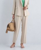 【その他のブランド/Other】のリネンライク ベルト ワイド パンツ -マシンウォッシャブル・ストレッチ- No05 NATURAL|ID: prp329100004524632 ipo3291000000032003991