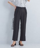 【その他のブランド/Other】のリネンライク ベルト ワイド パンツ -マシンウォッシャブル・ストレッチ- No05 NAVY|ID: prp329100004524632 ipo3291000000032003994