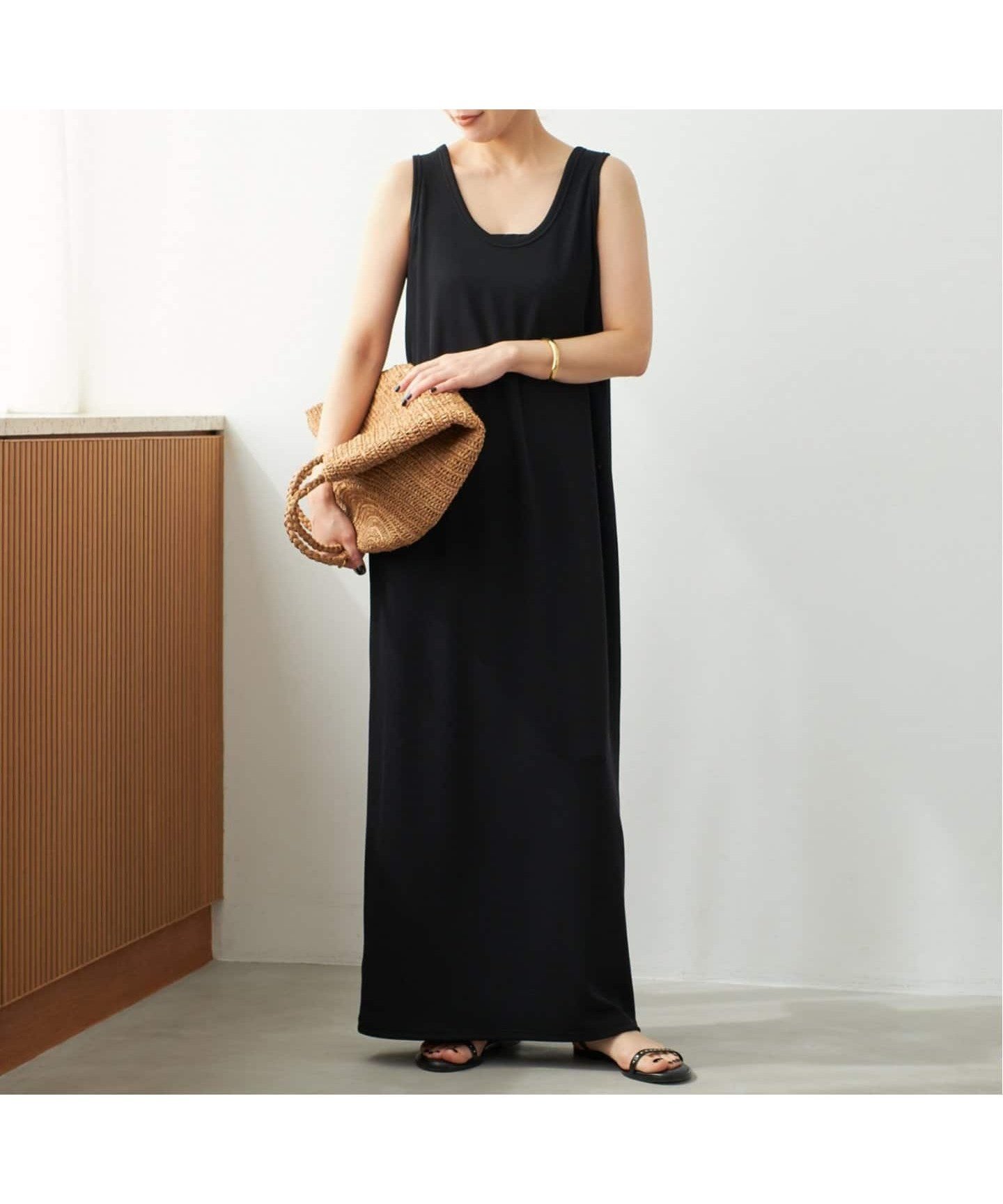 【プラージュ/Plage】の《一部カラー神戸店・WEB限定追加》リブタンクワンピース 2 インテリア・キッズ・メンズ・レディースファッション・服の通販 founy(ファニー) 　ファッション　Fashion　レディースファッション　WOMEN　ワンピース　Dress　カットソー　Cut And Sew　ブラック|ID: prp329100004524635 ipo3291000000032057651