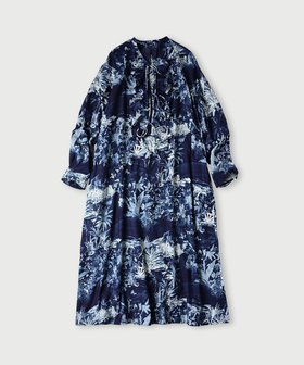 【その他のブランド/Other】のアイリーアロハプリントのドレス(インディゴ) 人気、トレンドファッション・服の通販 founy(ファニー) ファッション Fashion レディースファッション WOMEN ワンピース Dress ドレス Party Dresses アロハ Aloha インディゴ Indigo ドレス Dress フリル Frills プリント Print モチーフ Motif |ID:prp329100004524647