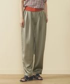 【その他のブランド/Other】のBEAMS HEART / サッカー サテン タックパンツ OLIVE|ID: prp329100004524660 ipo3291000000032004088