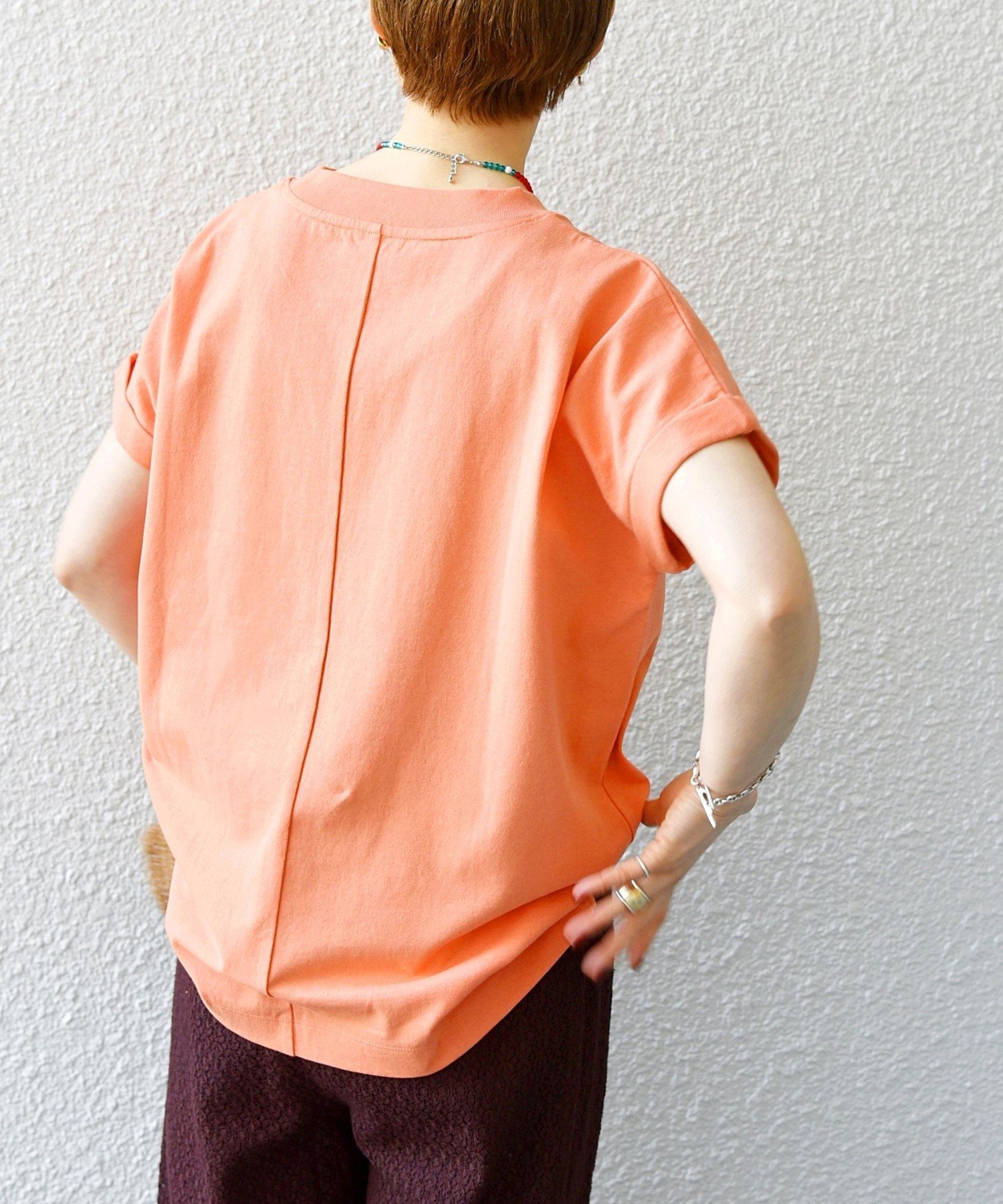 【シップス フォー ウィメン/SHIPS】のSHIPS any 洗濯機可能 USAコットン フレンチスリーブ TEE インテリア・キッズ・メンズ・レディースファッション・服の通販 founy(ファニー) 　ファッション　Fashion　レディースファッション　WOMEN　洗える　Washable　コンパクト　Compact　抗菌　Antibacterial　スリーブ　Sleeve　バランス　Balance　フレンチ　French　ボックス　Box　おすすめ　Recommend　2025年　2025　2025春夏・S/S　Ss,Spring/Summer,2025　オレンジ|ID: prp329100004524662 ipo3291000000032004108