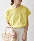 【シップス フォー ウィメン/SHIPS】のSHIPS any 洗濯機可能 USAコットン フレンチスリーブ TEE イエロー|ID: prp329100004524662 ipo3291000000032004109