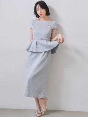 【セルフォード/CELFORD】の【限定サイズあり】ベルト付きアシメペプラムタイトワンピース 人気、トレンドファッション・服の通販 founy(ファニー) ファッション Fashion レディースファッション WOMEN ワンピース Dress ベルト Belts キャップ Cap スマート Smart スリット Slit スリーブ Sleeve ペプラム Peplum ポケット Pocket リップ Lip リネン Linen エレガント 上品 Elegant 吸水 Water Absorption 夏 Summer |ID:prp329100004524682
