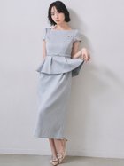 【セルフォード/CELFORD】の【限定サイズあり】ベルト付きアシメペプラムタイトワンピース 人気、トレンドファッション・服の通販 founy(ファニー) ファッション Fashion レディースファッション WOMEN ワンピース Dress ベルト Belts キャップ Cap スマート Smart スリット Slit スリーブ Sleeve ペプラム Peplum ポケット Pocket リップ Lip リネン Linen エレガント 上品 Elegant 吸水 Water Absorption 夏 Summer thumbnail GRY[006]|ID: prp329100004524682 ipo3291000000032248287