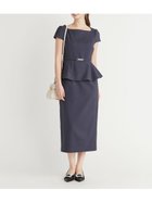 【セルフォード/CELFORD】の【限定サイズあり】ベルト付きアシメペプラムタイトワンピース 人気、トレンドファッション・服の通販 founy(ファニー) ファッション Fashion レディースファッション WOMEN ワンピース Dress ベルト Belts キャップ Cap スマート Smart スリット Slit スリーブ Sleeve ペプラム Peplum ポケット Pocket リップ Lip リネン Linen エレガント 上品 Elegant 吸水 Water Absorption 夏 Summer thumbnail NVY[089]|ID: prp329100004524682 ipo3291000000032248289