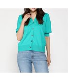 【バナナリパブリック ファクトリーストア/BANANA REPUBLIC FACTORY STORE】のBANANA REPUBLIC FACTORY STORE 日本限定 半袖パフスリーブ フォーエバーカーディガン 人気、トレンドファッション・服の通販 founy(ファニー) ファッション Fashion レディースファッション WOMEN トップス・カットソー Tops/Tshirt カーディガン Cardigans カーディガン Cardigan スリーブ Sleeve ミックス Mix 半袖 Short Sleeve thumbnail OLYMPUS_TURQUOISE|ID: prp329100004524689 ipo3291000000032333263