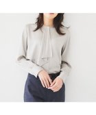 【アンタイトル/UNTITLED】の【通勤】サテン ラッフル風ブラウス 人気、トレンドファッション・服の通販 founy(ファニー) ファッション Fashion レディースファッション WOMEN トップス・カットソー Tops/Tshirt シャツ/ブラウス Shirts/Blouses おすすめ Recommend アシンメトリー Asymmetry インナー Inner サテン Satin シルク Silk ジャケット Jacket スーツ Suit ラッフル Raffle エレガント 上品 Elegant 定番 Standard ビジネス 仕事 通勤 Business thumbnail ライトグレー|ID: prp329100004524701 ipo3291000000032004267