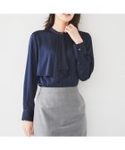 【アンタイトル/UNTITLED】の【通勤】サテン ラッフル風ブラウス 人気、トレンドファッション・服の通販 founy(ファニー) ファッション Fashion レディースファッション WOMEN トップス・カットソー Tops/Tshirt シャツ/ブラウス Shirts/Blouses おすすめ Recommend アシンメトリー Asymmetry インナー Inner サテン Satin シルク Silk ジャケット Jacket スーツ Suit ラッフル Raffle エレガント 上品 Elegant 定番 Standard ビジネス 仕事 通勤 Business thumbnail ネイビー|ID: prp329100004524701 ipo3291000000032004268