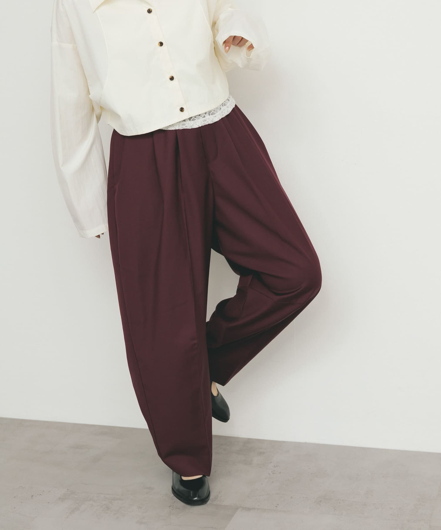 【ケービーエフ/KBF / URBAN RESEARCH】のカーブイージースラックス インテリア・キッズ・メンズ・レディースファッション・服の通販 founy(ファニー) 　ファッション　Fashion　レディースファッション　WOMEN　2025年　2025　2025春夏・S/S　Ss,Spring/Summer,2025　おすすめ　Recommend　コンパクト　Compact　ショート　Short　スウェット　Sweat　スラックス　Slacks　ベーシック　Basic　夏　Summer　S/S・春夏　Ss・Spring/Summer　BORDEAUX|ID: prp329100004524746 ipo3291000000032386652