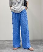 【その他のブランド/Other】の3D刺繍イージーパンツ ブルー|ID: prp329100004524760 ipo3291000000032004484
