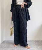 【その他のブランド/Other】の3D刺繍イージーパンツ ブラック|ID: prp329100004524760 ipo3291000000032004487