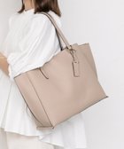 【ユナイテッド ベース/UNITED BASE】の【A4対応】3層タイプ フェイクレザー トートバッグ ベージュ|ID: prp329100004524765 ipo3291000000034610679