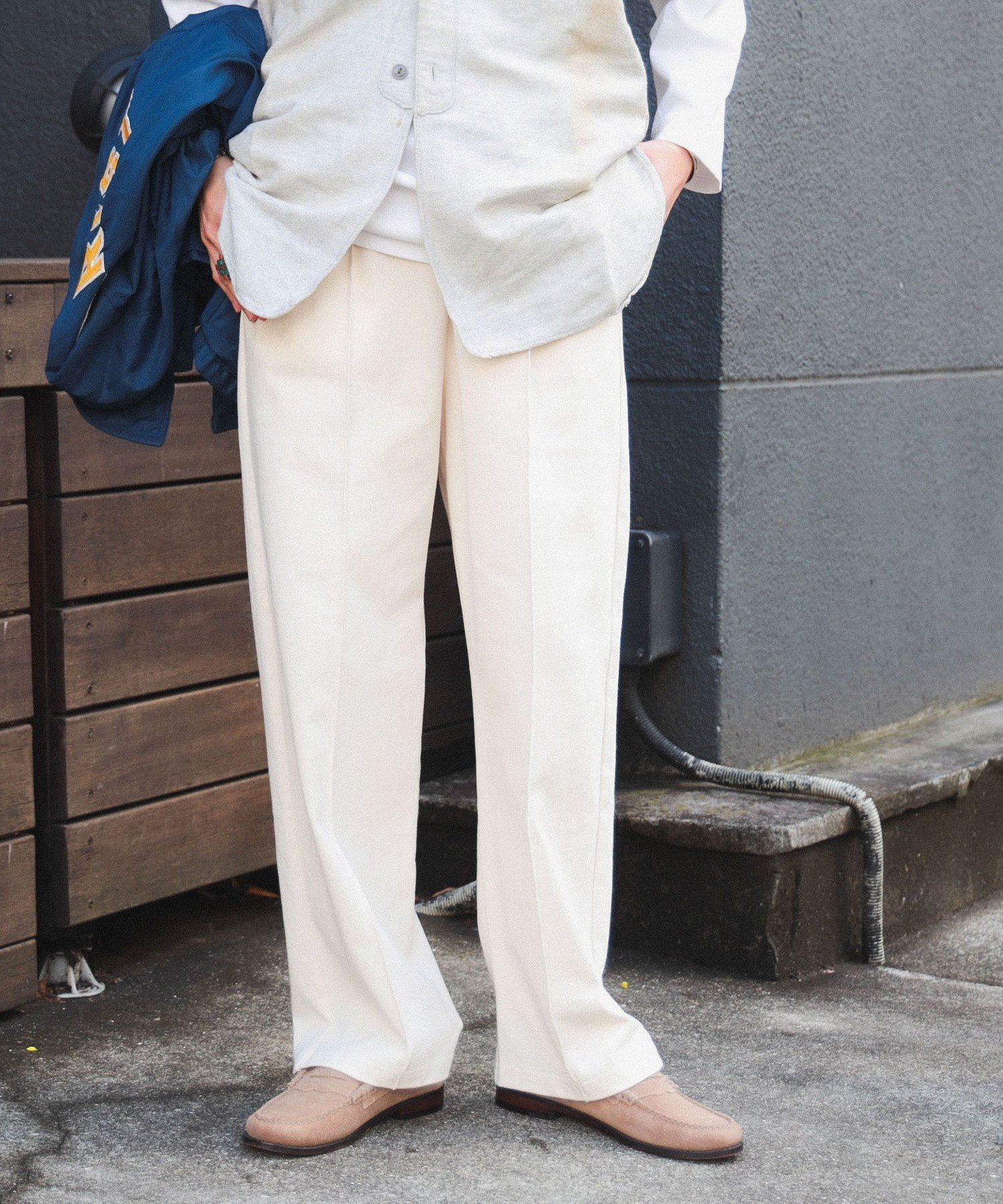 【ビームス ウイメン/BEAMS】のジャージー イージー パンツ インテリア・キッズ・メンズ・レディースファッション・服の通販 founy(ファニー) 　ファッション　Fashion　レディースファッション　WOMEN　パンツ　Pants　ウェーブ　Wave　ジャージー　Jersey　スウェット　Sweat　ストレート　Straight　センター　Center　ベーシック　Basic　ボーダー　Border　NATURAL|ID: prp329100004524766 ipo3291000000032004502