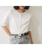 【アダム エ ロペ/ADAM ET ROPE'】の【WEB限定】・【サステナブル】カットオフコンビTシャツカーディガン ホワイト(10)|ID: prp329100004524767 ipo3291000000032004510