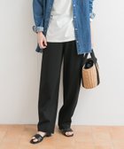 【アーバンリサーチ ドアーズ/URBAN RESEARCH DOORS】のポンチカーブパンツ BLACK|ID: prp329100004524779 ipo3291000000032004563