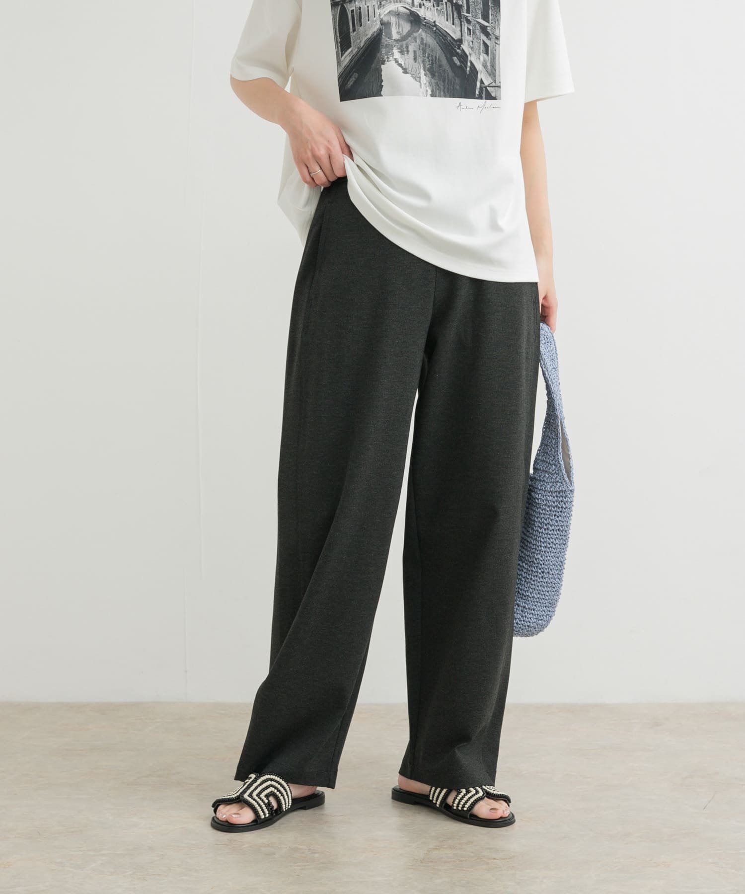 【アーバンリサーチ ドアーズ/URBAN RESEARCH DOORS】のポンチカーブパンツ インテリア・キッズ・メンズ・レディースファッション・服の通販 founy(ファニー) 　ファッション　Fashion　レディースファッション　Fashion for Women　パンツ　Pants & Trousers　2025年　2025　2025春夏・S/S　Spring/Summer 2025 SS25　カットソー　Cut and Sewn Top　エレガント 上品　Elegant　ビジネス 仕事 通勤　Business / Work / Commuting　夏　Summer　S/S・春夏　SS, Spring/Summer, Warm Season　TOP CCL|ID: prp329100004524779 ipo3291000000033860151