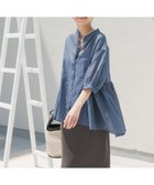 【アーバンリサーチ ドアーズ/URBAN RESEARCH DOORS】の『UR TECH』ボイルサイドギャザーブラウス 人気、トレンドファッション・服の通販 founy(ファニー) ファッション Fashion レディースファッション WOMEN トップス・カットソー Tops/Tshirt シャツ/ブラウス Shirts/Blouses 2025年 2025 2025春夏・S/S Ss,Spring/Summer,2025 ギャザー Gather シンプル Simple スタンド Stand フロント Front 夏 Summer 抗菌 Antibacterial S/S・春夏 Ss・Spring/Summer thumbnail BLUE|ID: prp329100004524780 ipo3291000000032393739