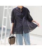 【アーバンリサーチ ドアーズ/URBAN RESEARCH DOORS】の『UR TECH』ボイルサイドギャザーブラウス 人気、トレンドファッション・服の通販 founy(ファニー) ファッション Fashion レディースファッション WOMEN トップス・カットソー Tops/Tshirt シャツ/ブラウス Shirts/Blouses 2025年 2025 2025春夏・S/S Ss,Spring/Summer,2025 ギャザー Gather シンプル Simple スタンド Stand フロント Front 夏 Summer 抗菌 Antibacterial S/S・春夏 Ss・Spring/Summer thumbnail NAVY|ID: prp329100004524780 ipo3291000000032393742