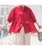 【アーバンリサーチ ドアーズ/URBAN RESEARCH DOORS】の『UR TECH』ボイルサイドギャザーブラウス 人気、トレンドファッション・服の通販 founy(ファニー) ファッション Fashion レディースファッション WOMEN トップス・カットソー Tops/Tshirt シャツ/ブラウス Shirts/Blouses 2025年 2025 2025春夏・S/S Ss,Spring/Summer,2025 ギャザー Gather シンプル Simple スタンド Stand フロント Front 夏 Summer 抗菌 Antibacterial S/S・春夏 Ss・Spring/Summer thumbnail CHERRY|ID: prp329100004524780 ipo3291000000032393745