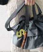 【シップス フォー ウィメン/SHIPS】の【WEB限定】チャーム 付き フリル 巾着 ショルダー グレー|ID: prp329100004524782 ipo3291000000032004571