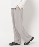 【ベイフロー/BAYFLOW】の【HEREIAM】ジョーゼットワイドパンツ ライトグレー12|ID: prp329100004524790 ipo3291000000032004608